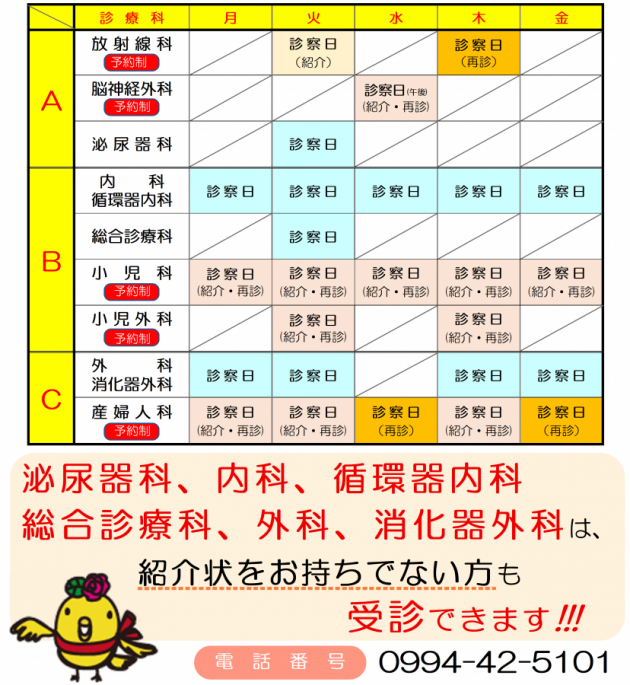 外来診察日
